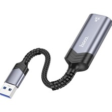 Hoco UA26 Tak Çalıştır USB To RJ45 1000 Mbps Ethernet Dönüştürücü - Gri 12