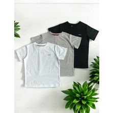 Dgk Collection Fit 3 Lü Basic T-Shirt %100 Cotton Süprem