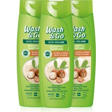 Wash & Go Shea Özlü Şampuan 360 ml X3 Adet