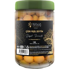 Nilbağ Zeytinyağları Ayvalık Çizik Zeytin Yeşil 1 Kg.