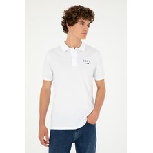 U.S. Polo Assn. Erkek Beyaz Tişört 50288504-VR013