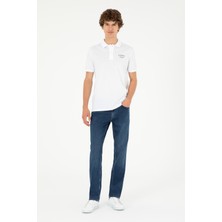 U.S. Polo Assn. Erkek Beyaz Tişört 50288504-VR013