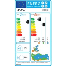 E.c.a Niobe Blue ESA1415A100 A++ 15000 Btu Duvar Tipi Klima