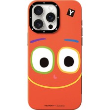 YoungKit Apple iPhone 15 Pro Max Uyumlu Kılıf Magsafe Özellikli Sunshine Youngkit Daily Happy Serisi Kırmızı