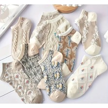 Trendy Chic 9'lu Kilimdesenli Çorap