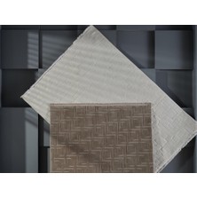 Gümüşsuyu Deco Geo Geometrik Antitoz Krem Halı