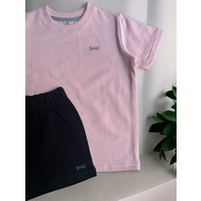 Dgk Collection Dgk Fit 2'li Kız/erkek Çocuk Takımı %100 Cotton Balıksırtı Jakarlı