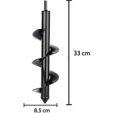 Depposite Matkap Ucu Burgu Aparatı Toprak Delici Gübre Tohum Karıştırıcı Bitki Fide Çiçek Fidan Ekimi