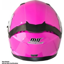 Motoanl Motosiklet Kadın Kaskı 22.R06 Sertifikalı Güneş Vizörlü Fiber Kask Full Face Motor Kask Horus Lady