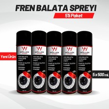 Wöller Fren Balata Spreyi ve Genel Temizleme Spreyi 500 Ml. 5 Adet