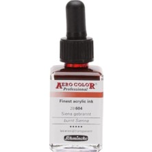 Schmincke Aero Color Airbrush Akrilik Mürekkep 28 ml 604 Burnt Sienna