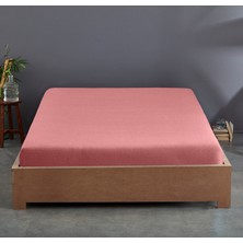 Sabia Pamuk 62 Tel (155 Tc) Okotex Sertifikalı Çift Kişilik 140X200+37 cm Lastikli Çarşaf Seti