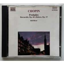 Naxos Chopin, Idil Biret Preludes CD (Orjnal Dönem Baskı Cd)