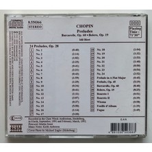 Naxos Chopin, Idil Biret Preludes CD (Orjnal Dönem Baskı Cd)