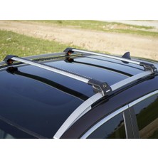 Thunder Volkswagen T-Cross 2019-SONRASI Trx1 Thunder Carrier Kilitli Ara Atkı Taşıyıcı Tavan Barı 4 Adet Dayama Dahil