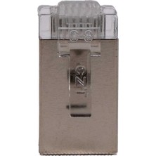 Netmon Metal Rj45 Cat5 Jack Konnektör Uç Lan Ethernet 100lu paket