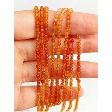 Yaşam Tohumu Bileklik Boy Akik Taşı Dizi 2.5mm (45462) Yarım Dizi (17CM Uzunluğundadır)