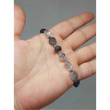 Yaşam Tohumu Rutil Kuvars Taşı Tasarım Bileklik (51456)