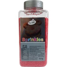 Dr. Gusto  0 mm Kırmızı Boncuk Şeker 250 gr