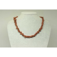 Yaşam Tohumu Yıldız Taşı Kahverengi Küçük Taşlar Kolye (22220)