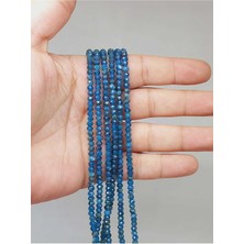 Yaşam Tohumu Bileklik Boy Apatit Taşı Dizi 2.5*3.5mm (51228) Yarım Dizi (17CM Uzunluğundadır)