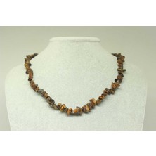 Yaşam Tohumu Kaplan Gözü Taşı Küçük Taşlar Kolye