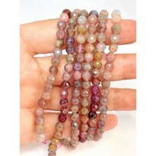 Yaşam Tohumu Bileklik Boy Safir Taşı Faset Kesim Yarım Dizi 5mm (45500) (18CM Uzunluğundadır)