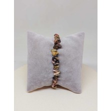 Yaşam Tohumu Rodonit Taşı Küçük Taşlar Bileklik (52174)