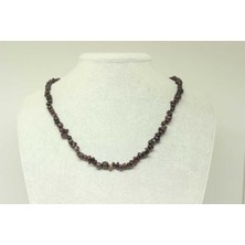 Yaşam Tohumu Lal (Garnet - Granat) Taşı Küçük Taşlar Kolye (22205)
