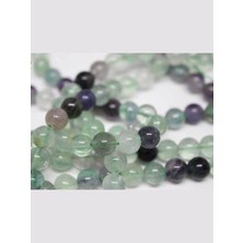 Yaşam Tohumu Çeyrek Dizi (9cm Uzunluğundadır!) Florit Taşı Çeyrek Dizi 8mm