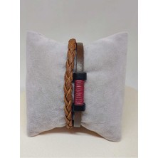 Yaşam Tohumu Deri Otantik Erkek Bileklik (51994)