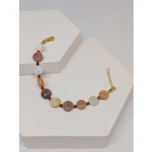 Yaşam Tohumu Güneş Taşı Tasarım Bileklik (51538)