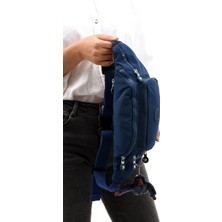 Yogıı Halls Model Unisex Klinkır Kumaş Su Geçirmez Ayarlanan Bel Çapraz Kol El ve Omuz Çantası Çok Cepli