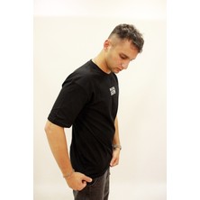 Cazador Caz 4205 Sırt Baskılı Relax Fit Erkek Bisiklet Yaka T-Shirt