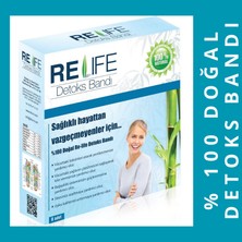 Relife 3 Adet  Relife Detoks Bandı Natural %100 Doğal Ürün