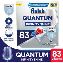 Finish Quantum Infinity Shine 83 Kapsül Bulaşık Makinesi Deterjanı Tableti