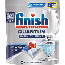 Finish Quantum Infinity Shine 83 Kapsül Bulaşık Makinesi Deterjanı Tableti