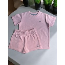 Dgk Collection Dgk Fit 2'li Kız/erkek Çocuk Takımı %100 Cotton Balıksırtı Jakarlı