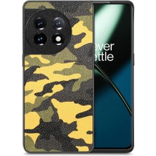 Oneplus 11 Camo Tasarım Hafif Anti Damla Kablosuz Şarj Için Kılıf (Yurt Dışından)