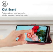 Google Piksel 9 Pro Kickstand Kart Ekleme Pu Deri Için Flip Case (Yurt Dışından)