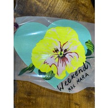 Gönülden Tasarım Ütü Ile Yapışan Çiçek Transfer Baskı Arma 27X24 cm