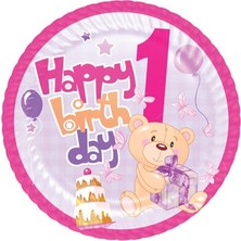 Parti Adresi Party Dreams Karton Tabak 1 Yaş Kız