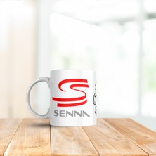Karmelom Studio Ayrton Senna Sempre Porselen Kupa Bardak