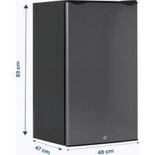 Cool Life 90 Litre Antrasit 12/24 Volt Buzdolabı