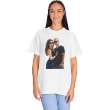 Young Fit Kişiye Özel Fotoğraf Baskılı Unisex Oversize T-Shirt