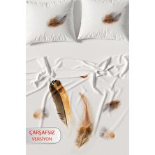 Amor Home Çift Kişilik Pamuk Saten Nevresim Takımı Soft Feather ( Çarşafsız )