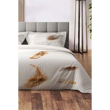 Amor Home Çift Kişilik Pamuk Saten Nevresim Takımı Soft Feather ( Çarşafsız )