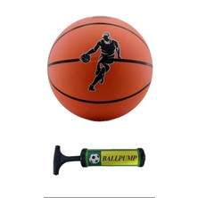 Orijinal Basketbol Topu Iç Dış Mekan Pompa Hediyeli 7 Numara Turuncu