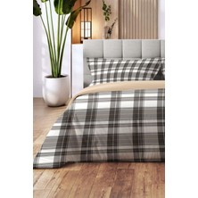 Amor Home Çift Kişilik Pamuk Saten Nevresim Takımı Tartan