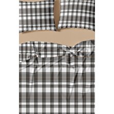 Amor Home Çift Kişilik Pamuk Saten Nevresim Takımı Tartan